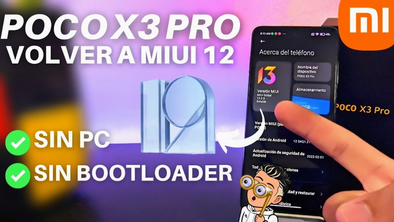 😱CÓMO volver a una VERSIÓN Anterior de MIUI en✅ XIAOMI o POCO? 🔥Sin PC y sin BOOTLOADER🔥