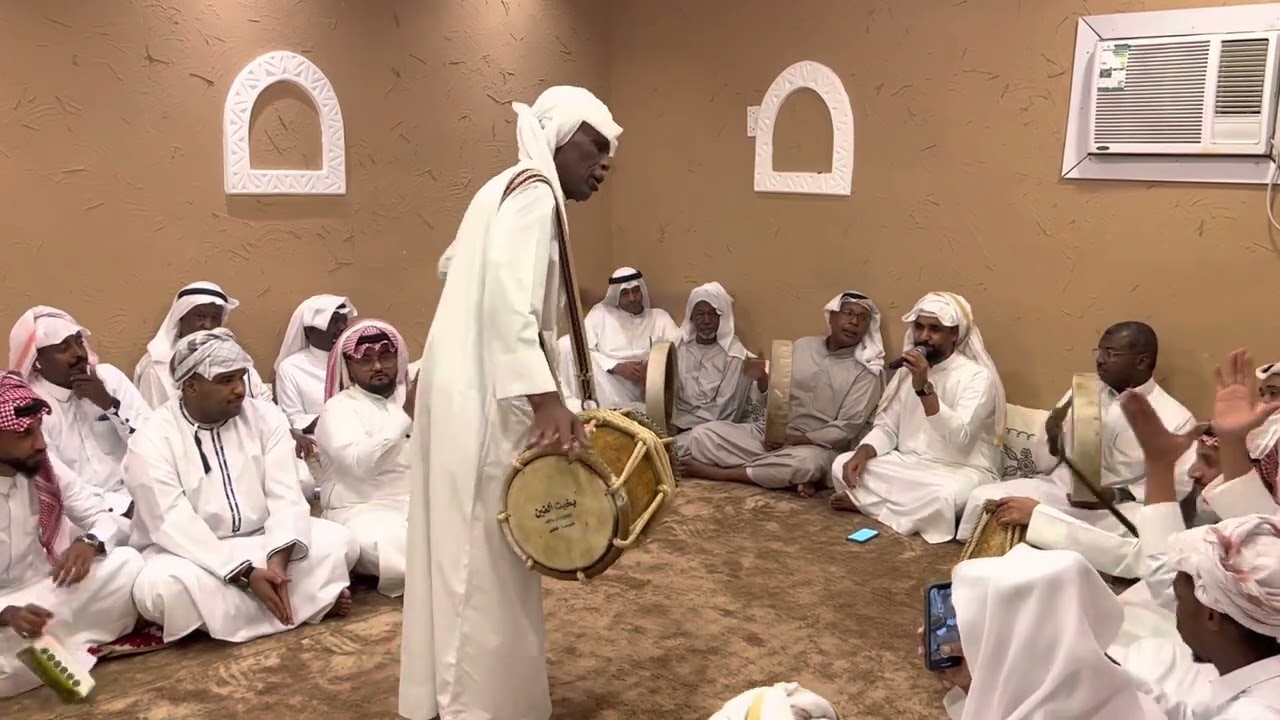 الفنان عبادي العاثم فن (الخماري) فرقه السعد