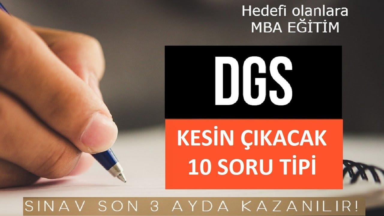 2023 DGS' DE KESİN ÇIKACAK 10 SORU TİPİ - 2023 DGS MATEMATİK SORU TAHMİNLERİ