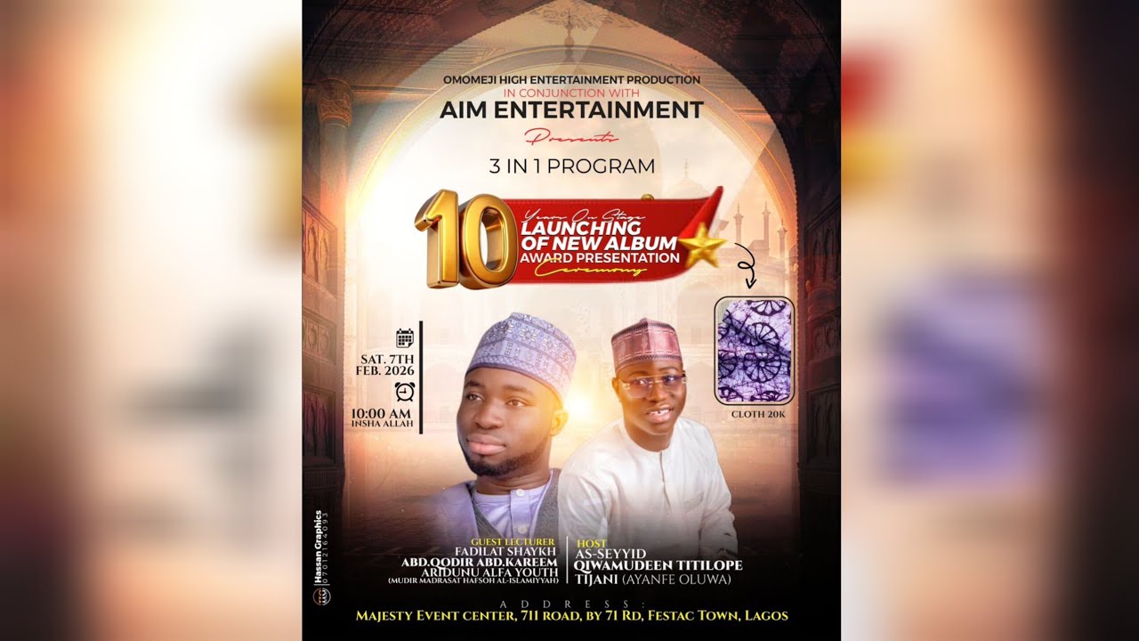 Afarite tv is live | Ayanfẹ Oluwa Day 2026 | 10yrs on stage