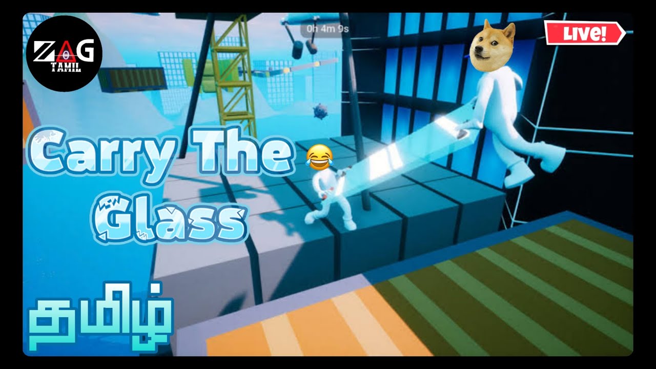 Carry The Glass 😥 Co-Op Gameplay Live Tamil - EP 1