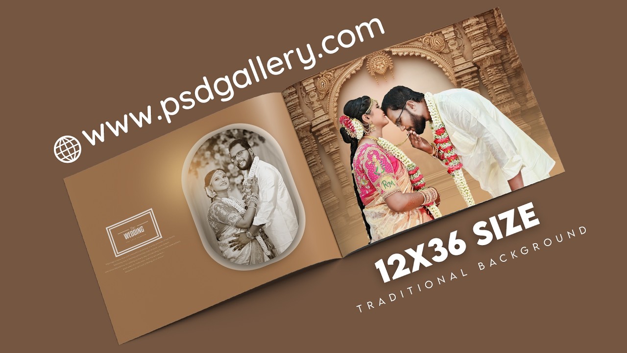 New Traditional Album Design 12 X 36 Size  Photoshop Tutorial | 🌐 www.psdgallery.com - 377