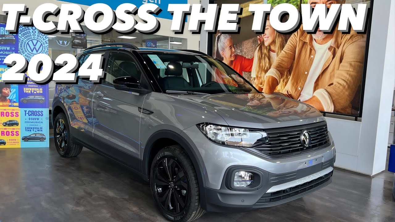 VW T-Cross The Town 200 TSI 2024 - TODOS os detalhes da linha 2024 do T-Cross!! (4K)