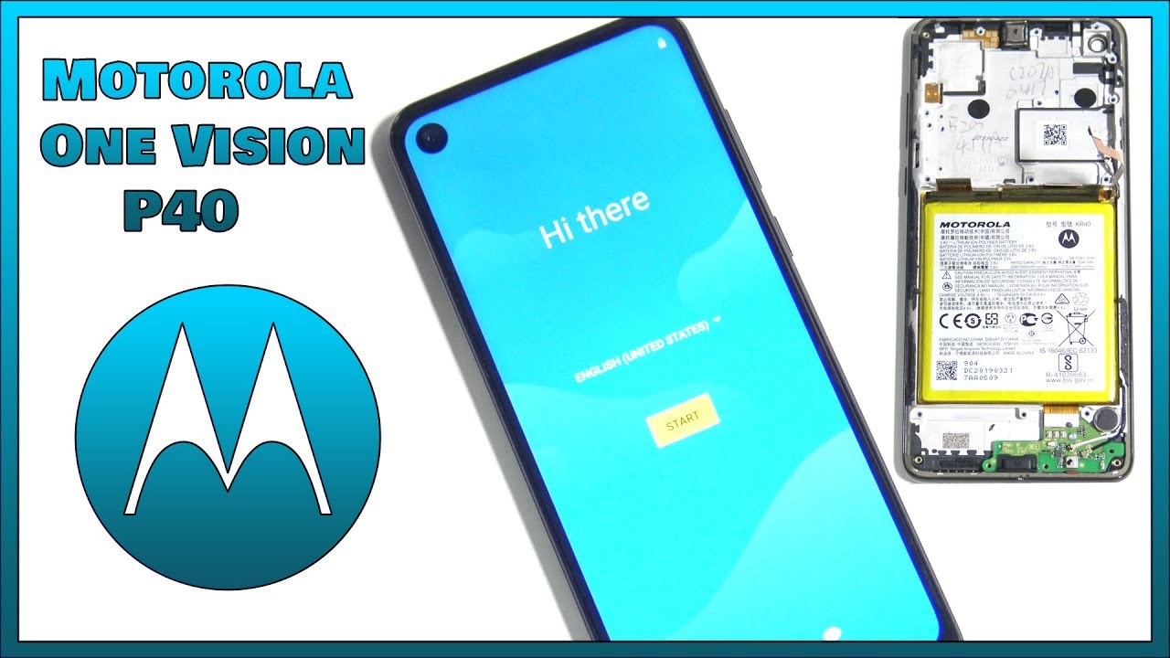 Motorola One Vision P40 XT1970 Teardown Disassembly Repair Guide