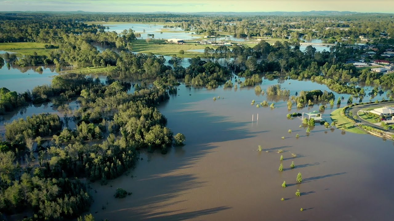 Logan River Flooding at Logan Village