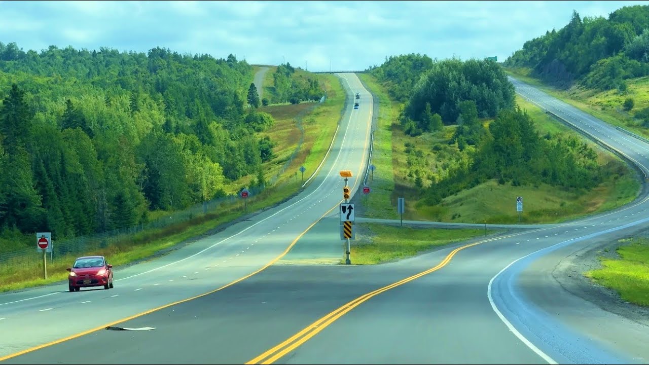 Driving from Fredericton to Saint John New Brunswick CANADA 🇨🇦 4K drive