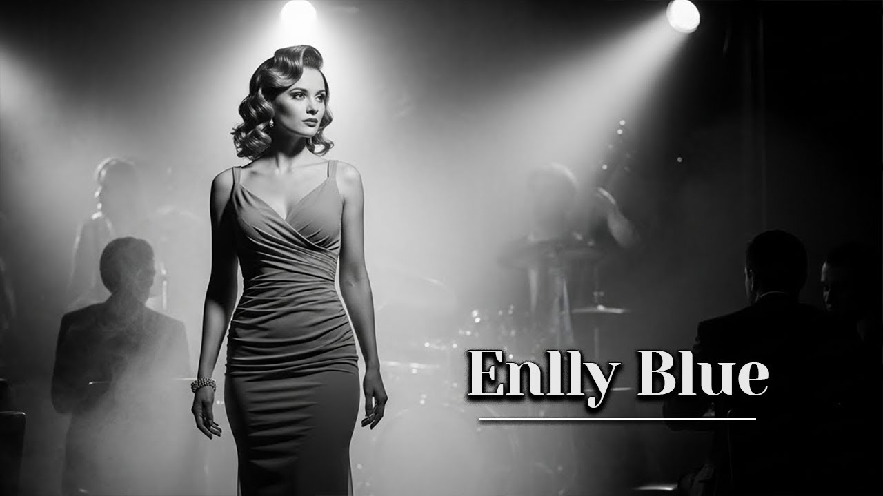 Enlly Blue - Blue Avenue | 1950s Soul Blues (Smooth Vintage Swing, Electric Piano & Brass Glow)