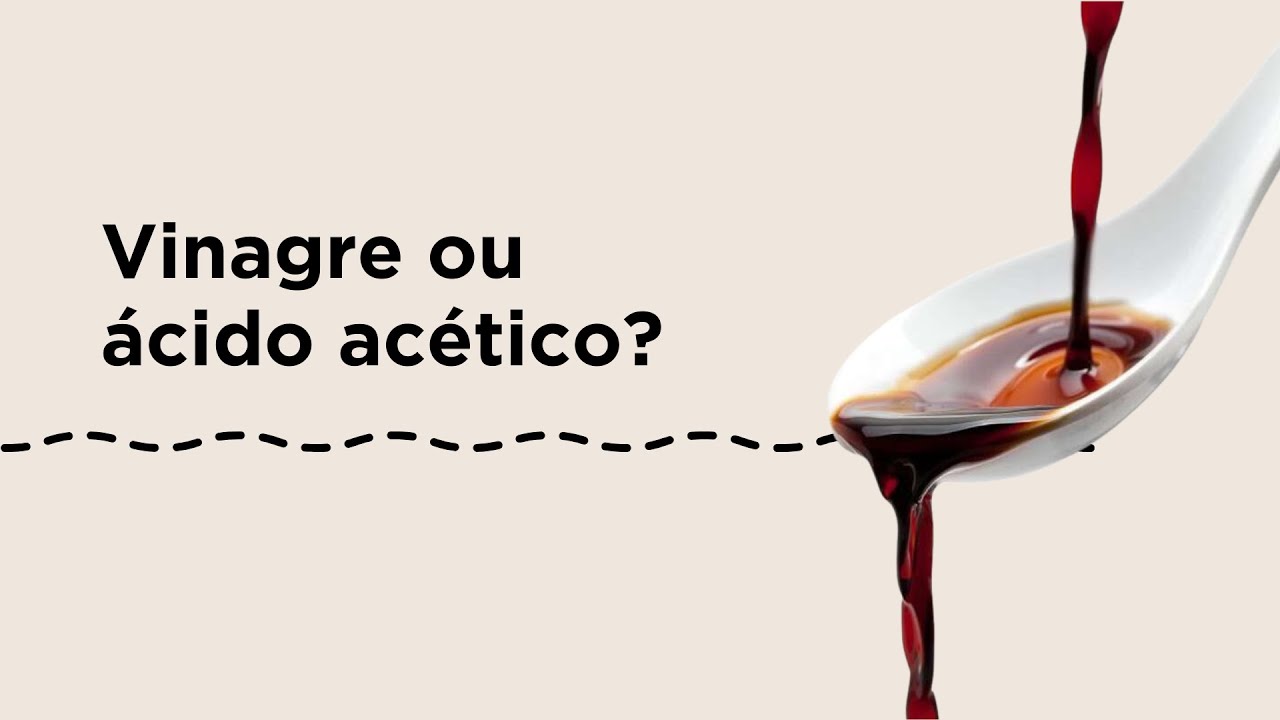 Vinagre ou &aacute;cido ac&eacute;tico?