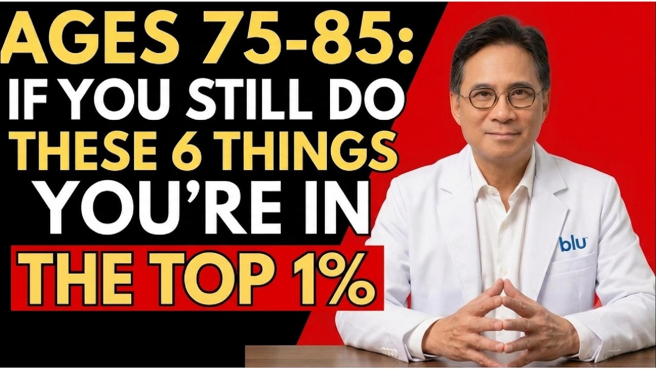 Ages 75&ndash;85: If You Still Do These 6 Things, You&rsquo;re Truly One Of A Kind :Dr. William Li