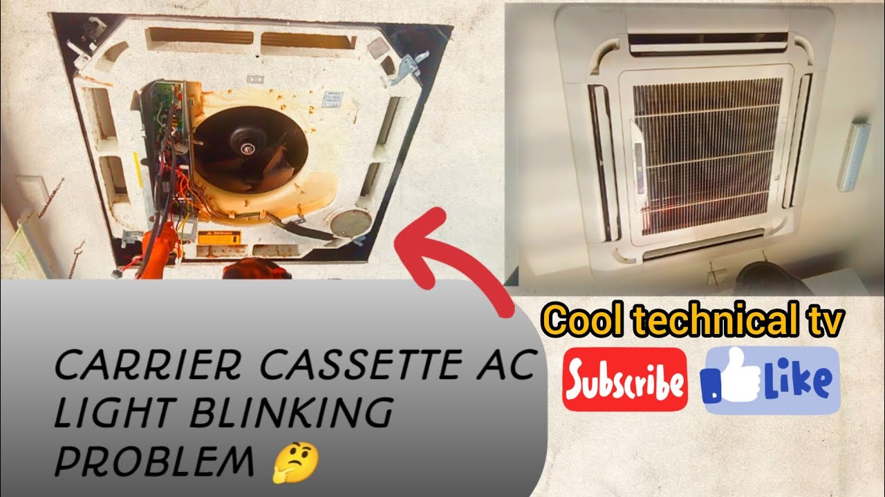 cassette Ac Red 🛑light blinking Kya problem or kasa sai karan