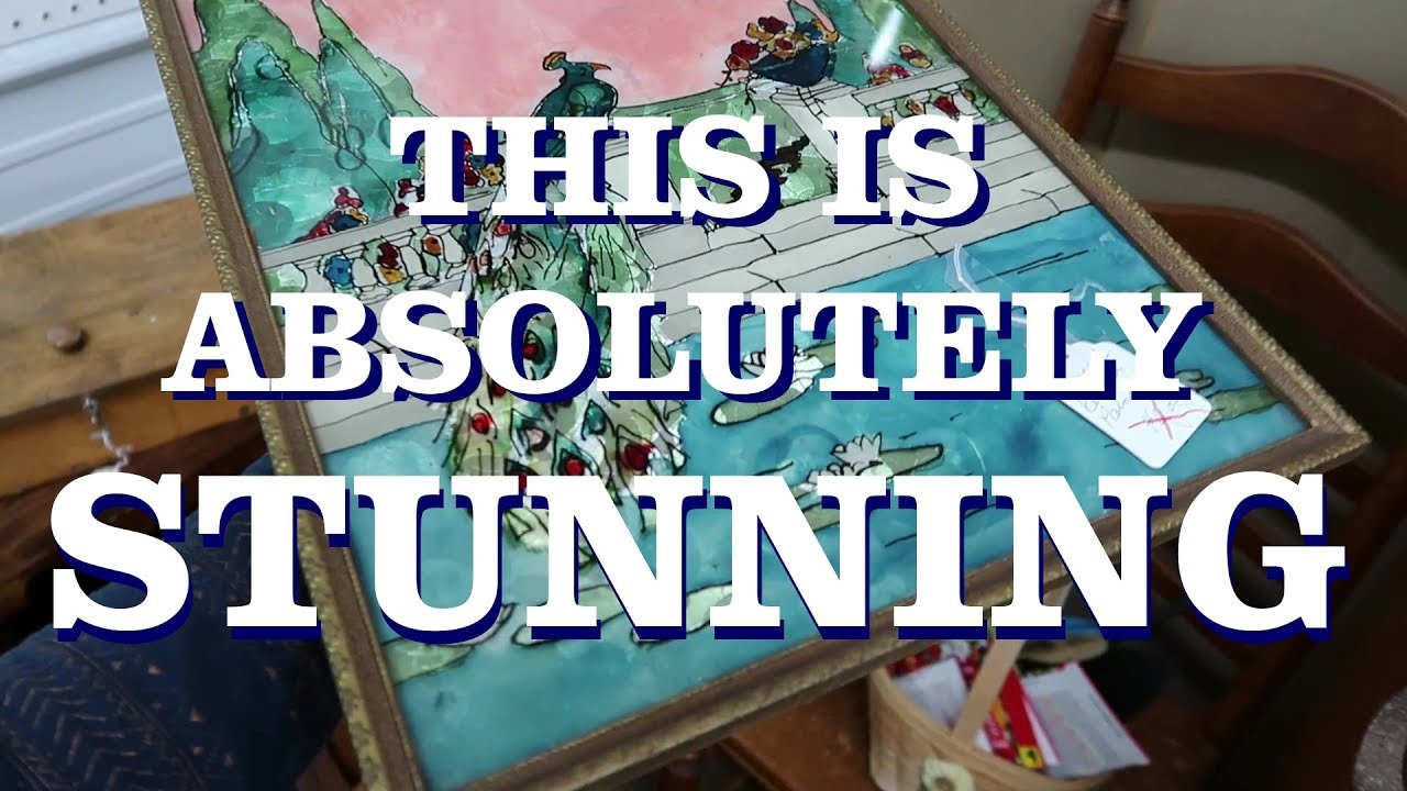 Finally FOUND Art that I LIKE! Antique Mall Shopping with Barb