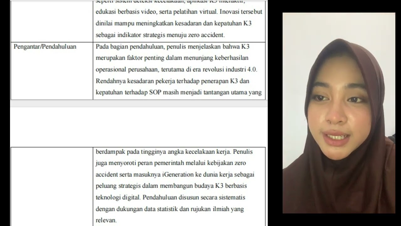 Tugas Rewiew Artikel K3 | Islatul Adha 240209500061
