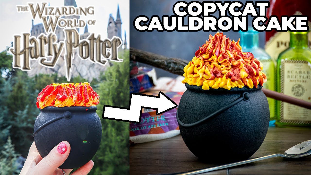 Copycat Cauldron Cake from the Wizarding World of Harry Potter ✨ Fictional Feasts