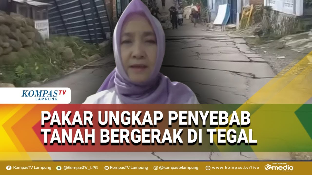 Penyebab Tanah Bergerak di Tegal Diungkap Pakar Geologi Lingkungan UGM