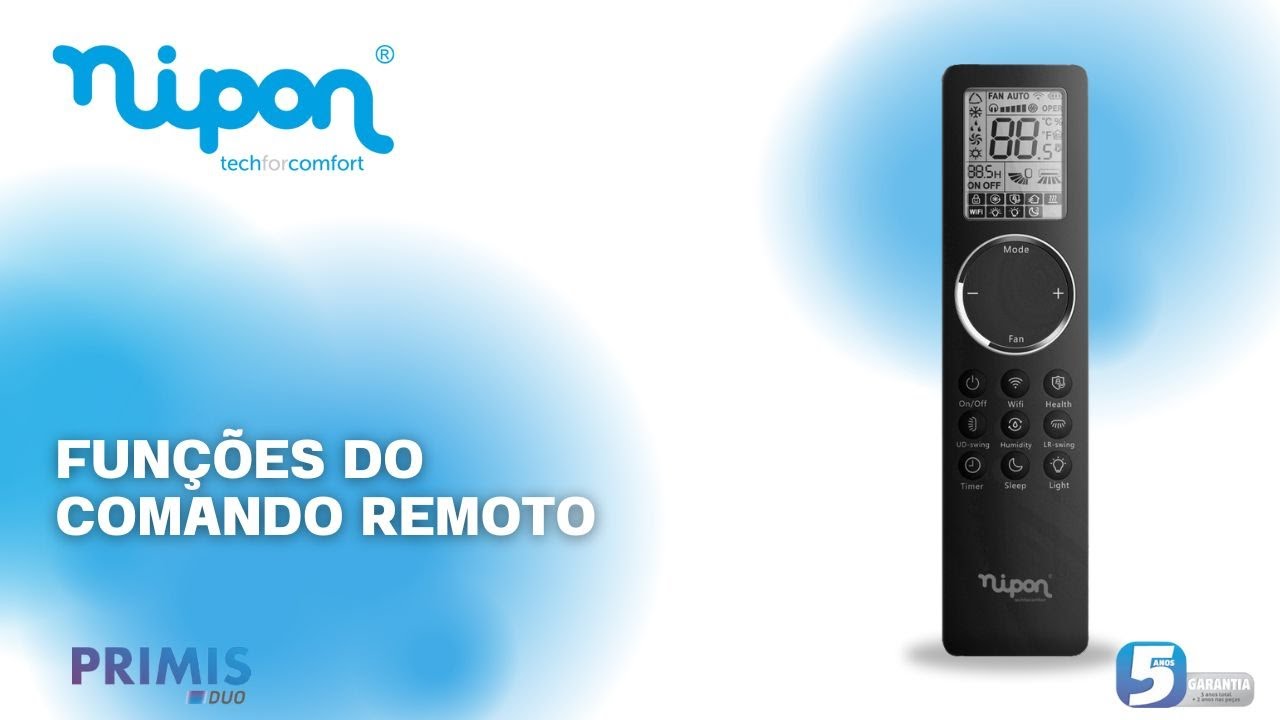 Fun&ccedil;&otilde;es do Comando Remoto | Nipon