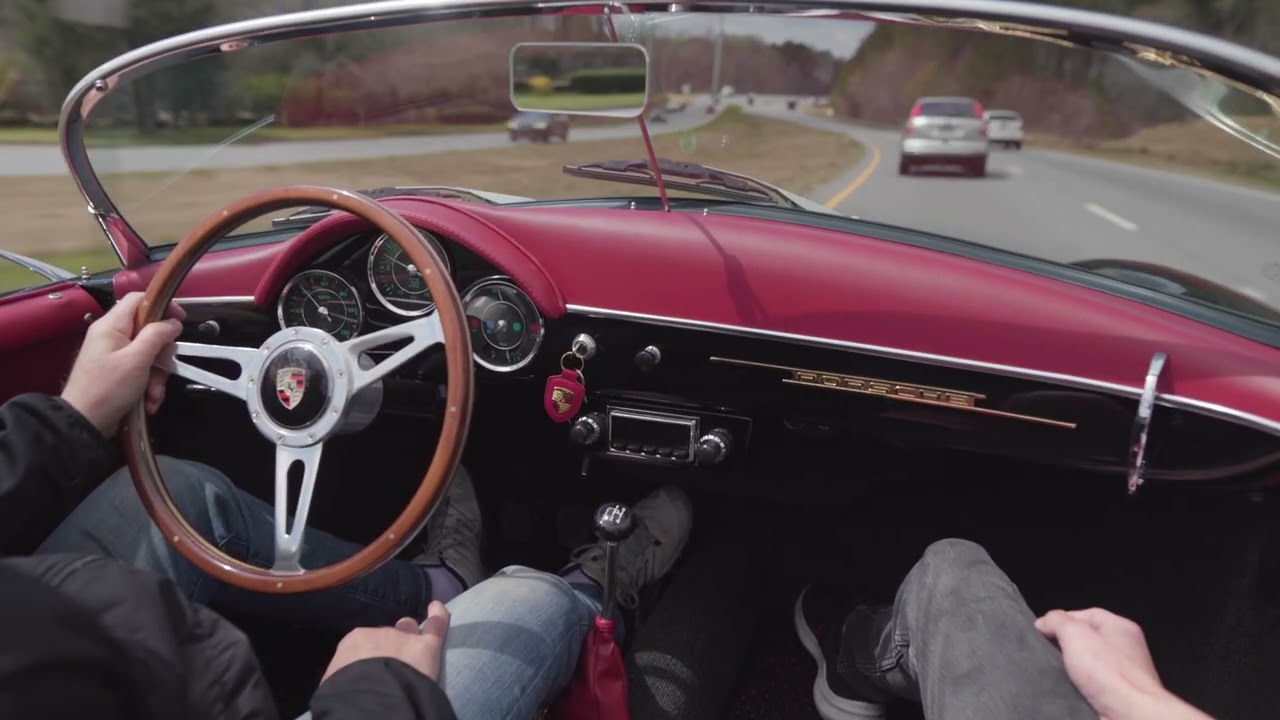 Vintage Motorcars of CA 356 Speedster Replica offered by Cloud 9 Classics  Driving Video