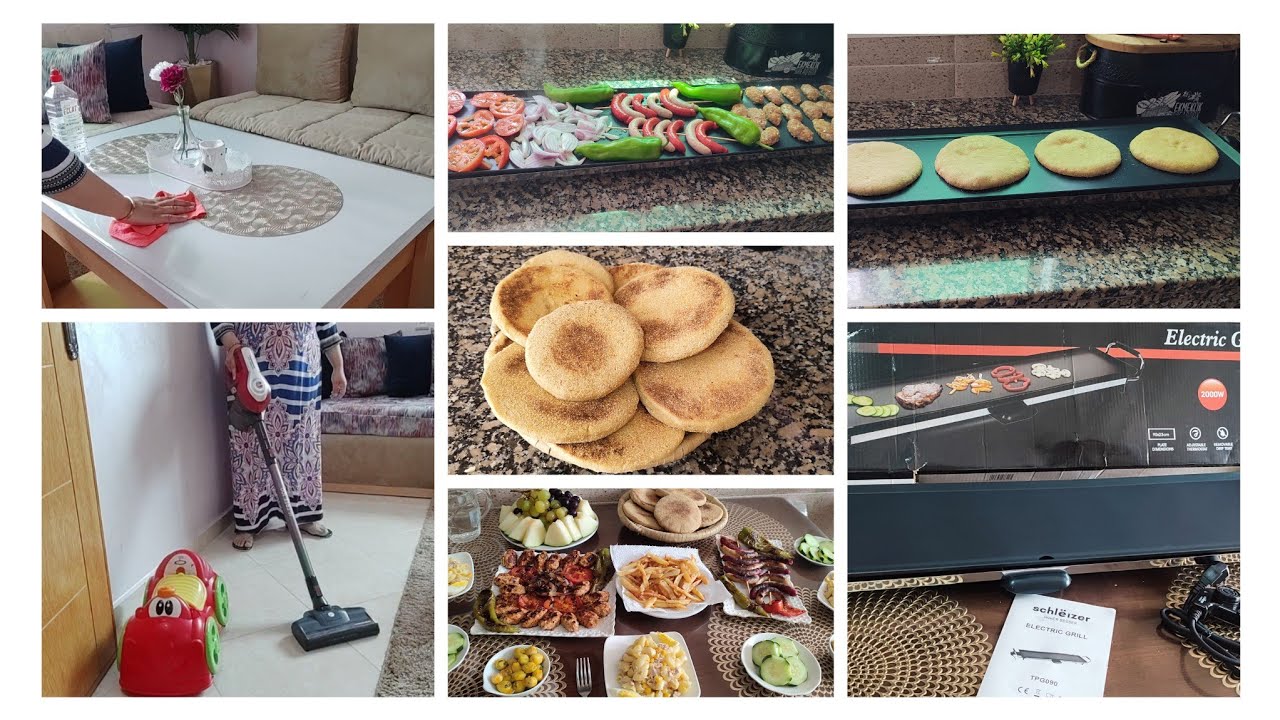 أخيرا رجعت لداري🥰روتين العودة من السفر🛍️والجديد فداري مقلاة كهربائية متعددة الإستعمالات👍غديوة صيفية