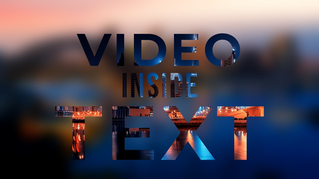 Video Inside Text Effect in DaVinci Resolve (Beginner Friendly Tutorial)