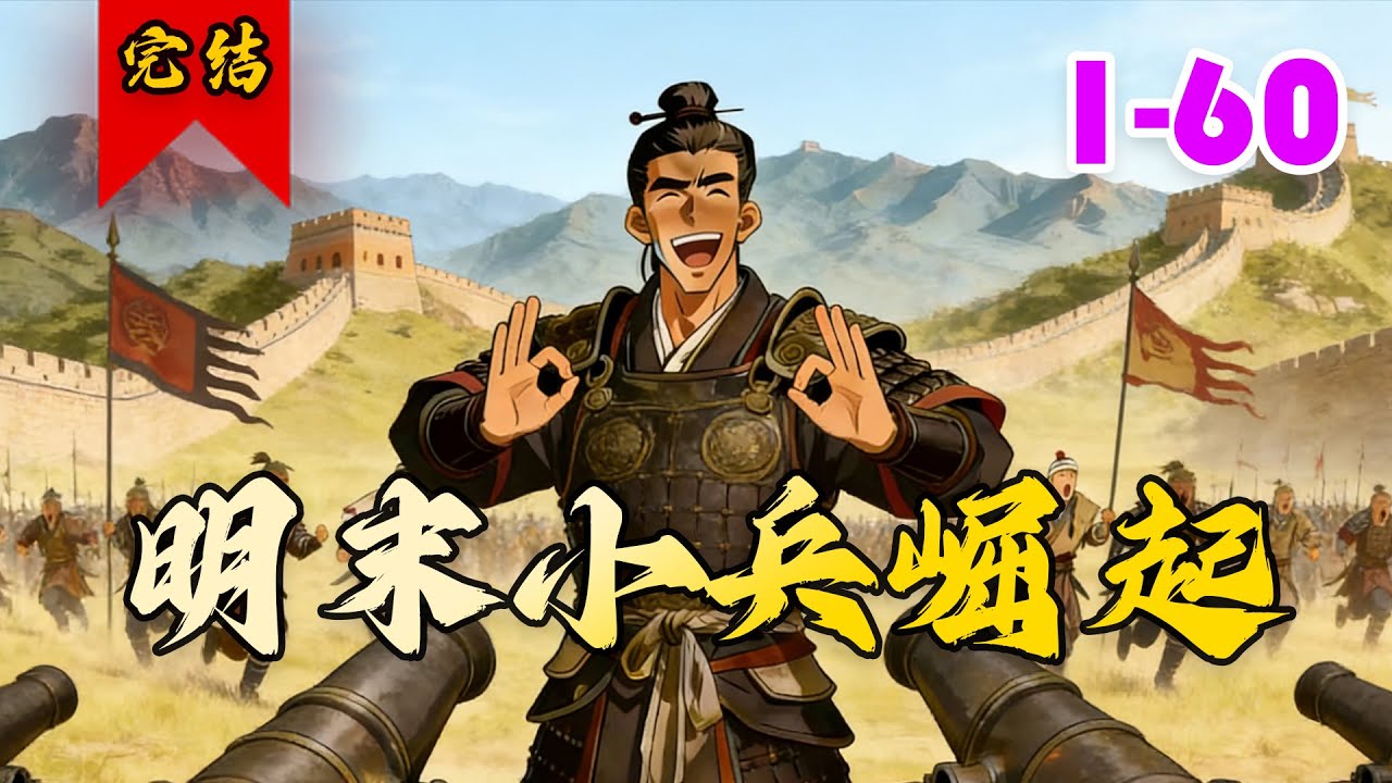 🔥已完结《明末小兵崛起》共60集 | 穿越至明末边陲，成为普通军户的刘博源，面对动荡的时间与内忧外患的困局，决心运用跨越时代的视野与知识，为守护一方安定尽己之力。#快穿＃历史＃古代＃逆袭#小徐漫画站