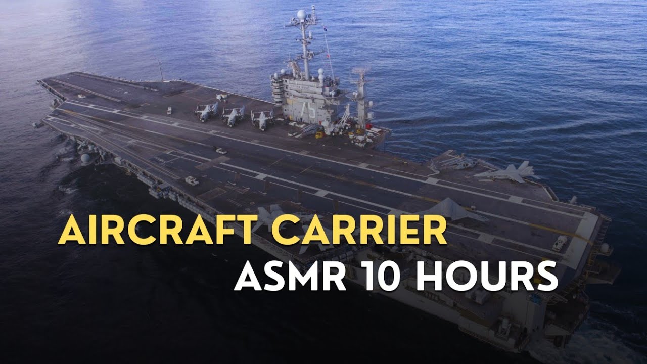Aircraft Carrier Ambience | ASMR 10 Hours of Berth Sounds for Relaxation & Sleep