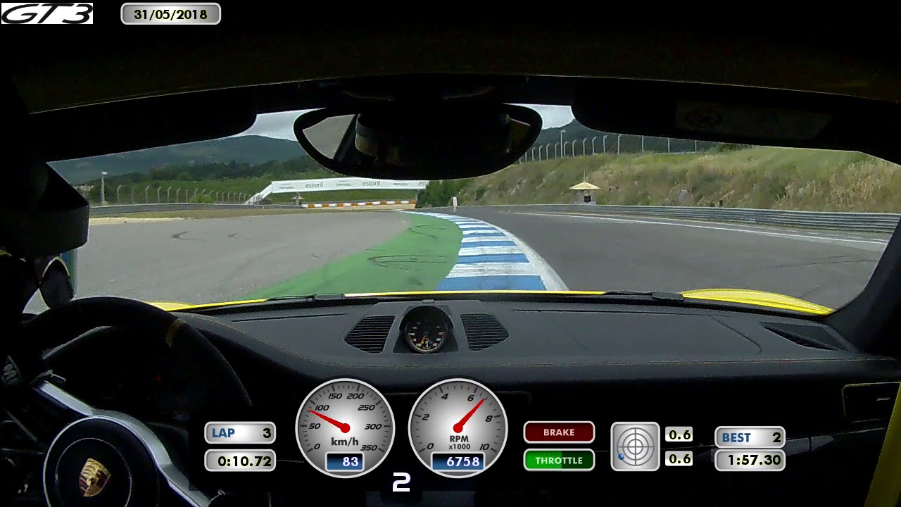 Estoril mai 2018 Porsche 991 GT3 RS 1.55.68