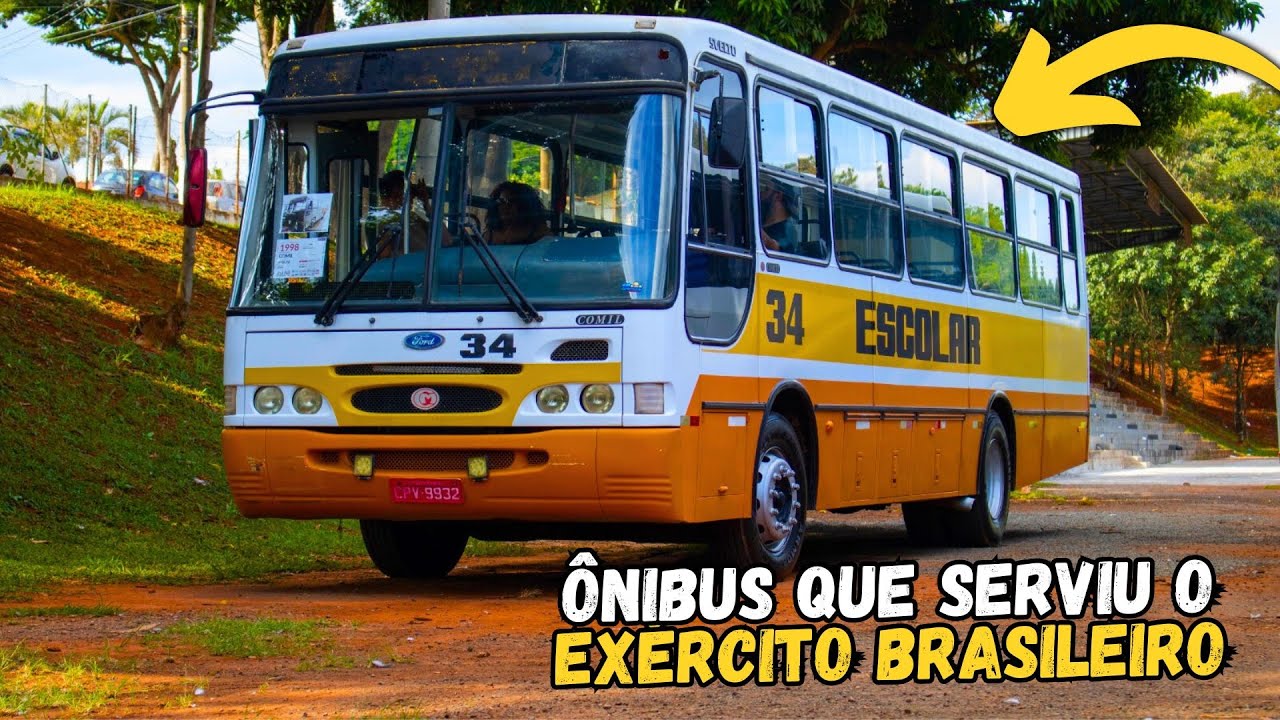 CONHEÇA o ÔNIBUS que SERVIU o EXÉRCITO BRASILEIRO! COMIL SVELTO 1996