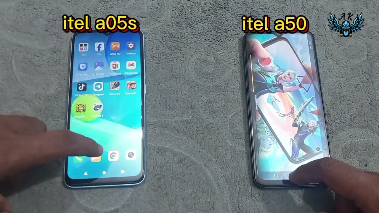 itel a05s VS itel a50  gaming test 🔥🔥💯 #smartphone #mobile #unboxing #ital #ital a50#tech #review