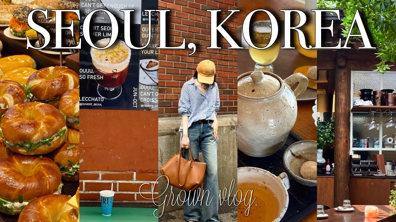 Видеоблог о путешествиях по Корее🇰🇷 | Лучшее кафе, корейская еда, эстетический магазин | СЕУЛ