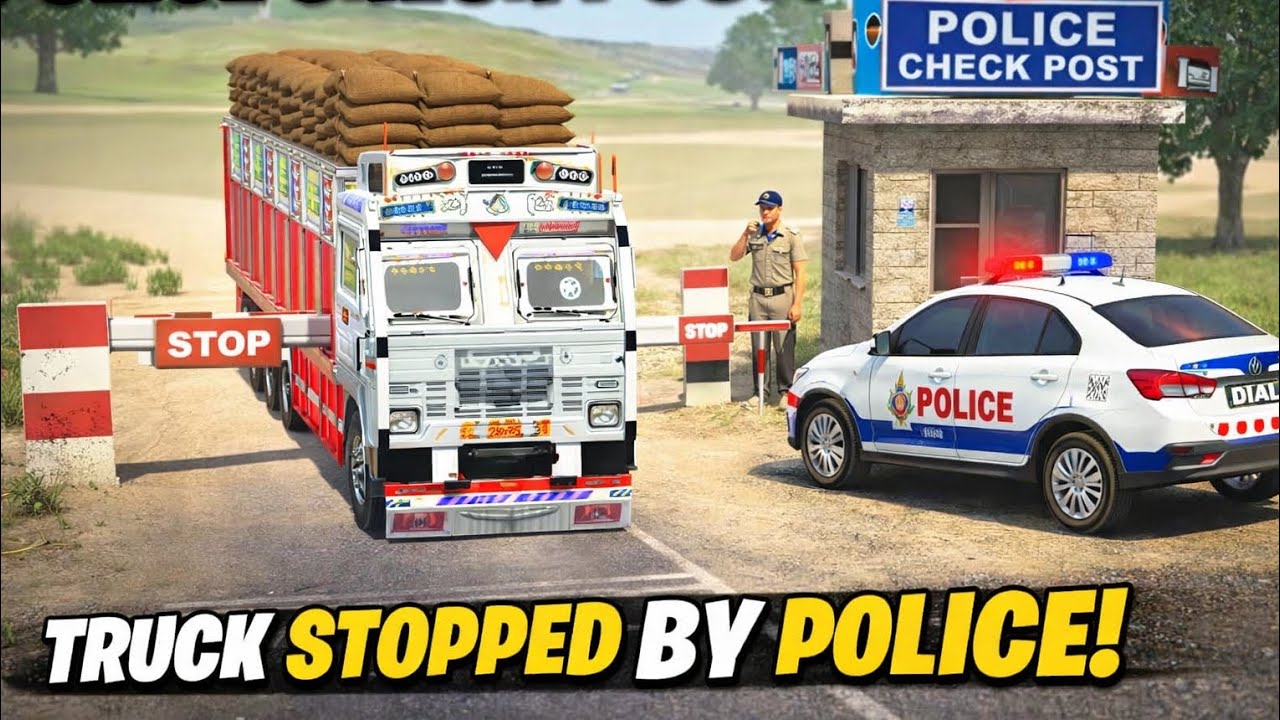 🚔 Police Check Post par Truck Roka Gaya! Kya Mila Andar? 
