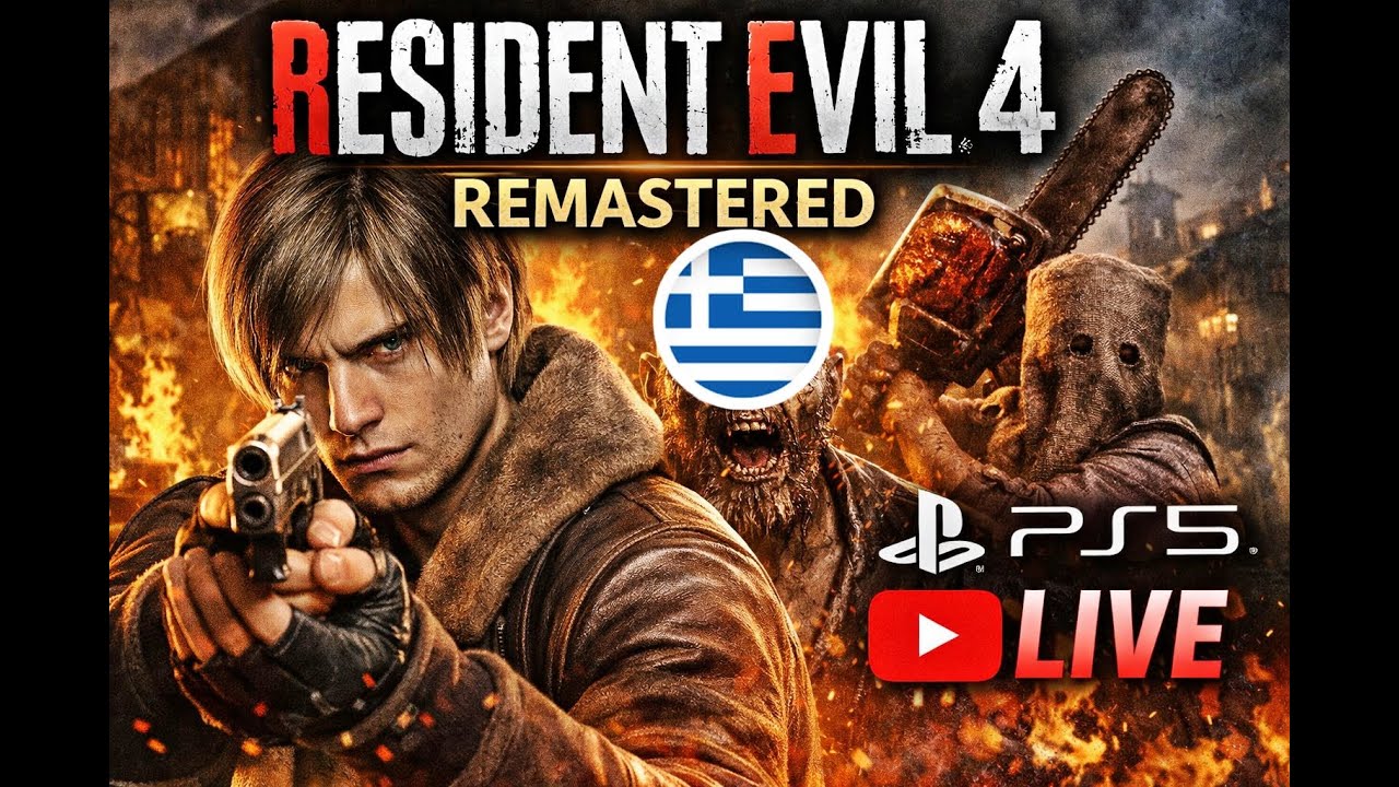 🔥RESIDENT EVIL 4 Remake PS5 – LIVE! Το Απόλυτο Horror Return!