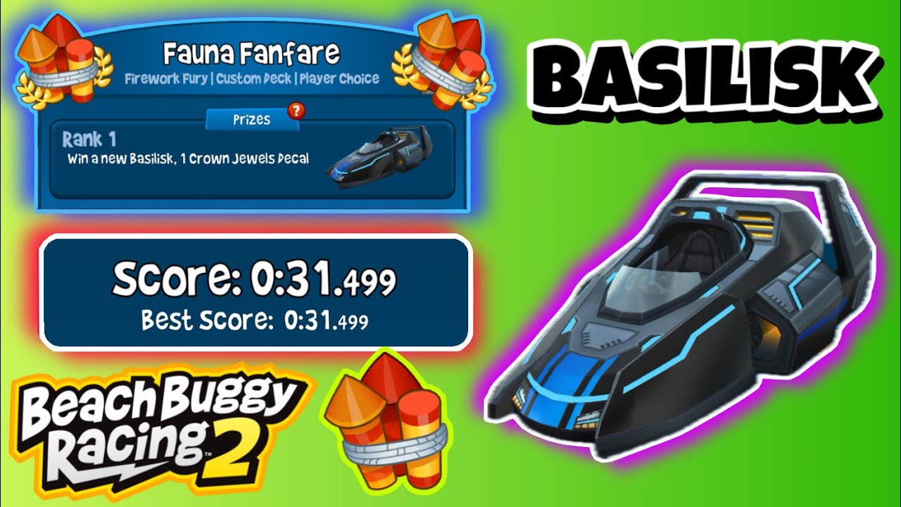 Fauna FanFare 🦹🏻| Basilisk 🛰️Prize✨| Nova 🚀| Beach Buggy Racing 2 🏖🏁| BB Racing 2