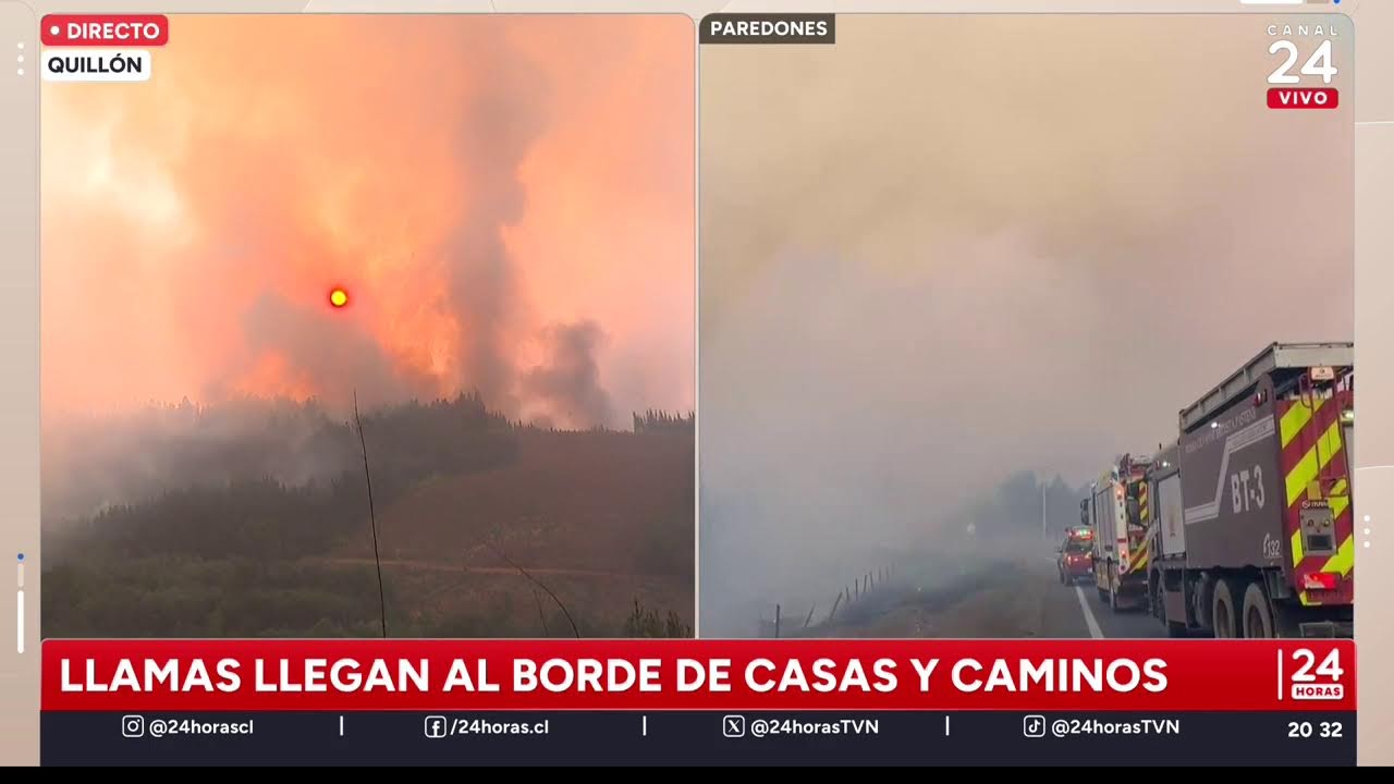 Incendio forestal descontrolado en Paredones
