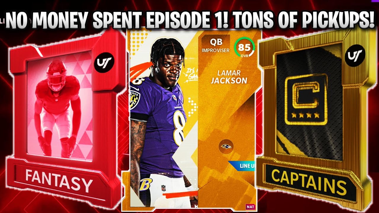 NO MONEY SPENT EPISODE 1! FREE ELITE PLAYERS ,TEAM CAPTAIN CHOICE, AND MORE! | MADDEN 21