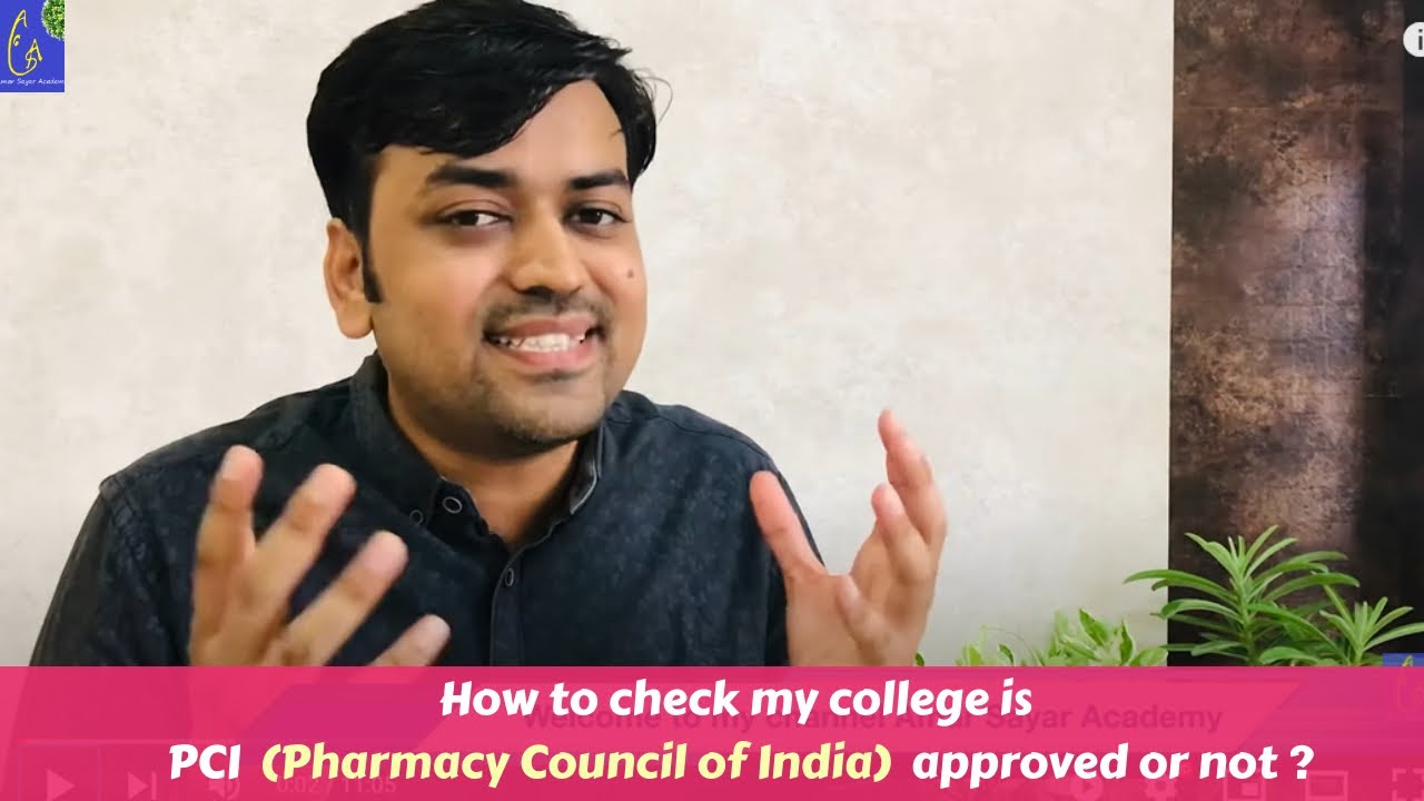 How to check my college is PCI  (Pharmacy Council of India)  approved or not ?