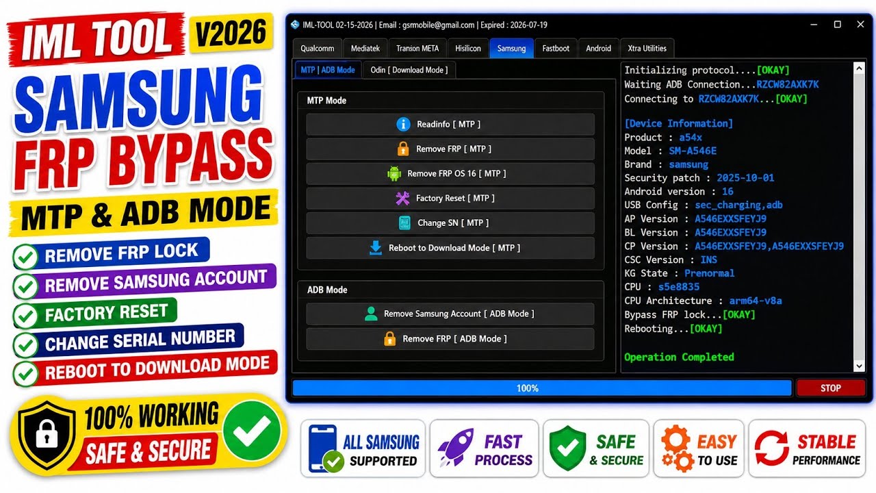 ALL Samsung FRP Unlock Free Method || Android 16/15/14/13 || Samsung FRP Unlock Tool 🔥