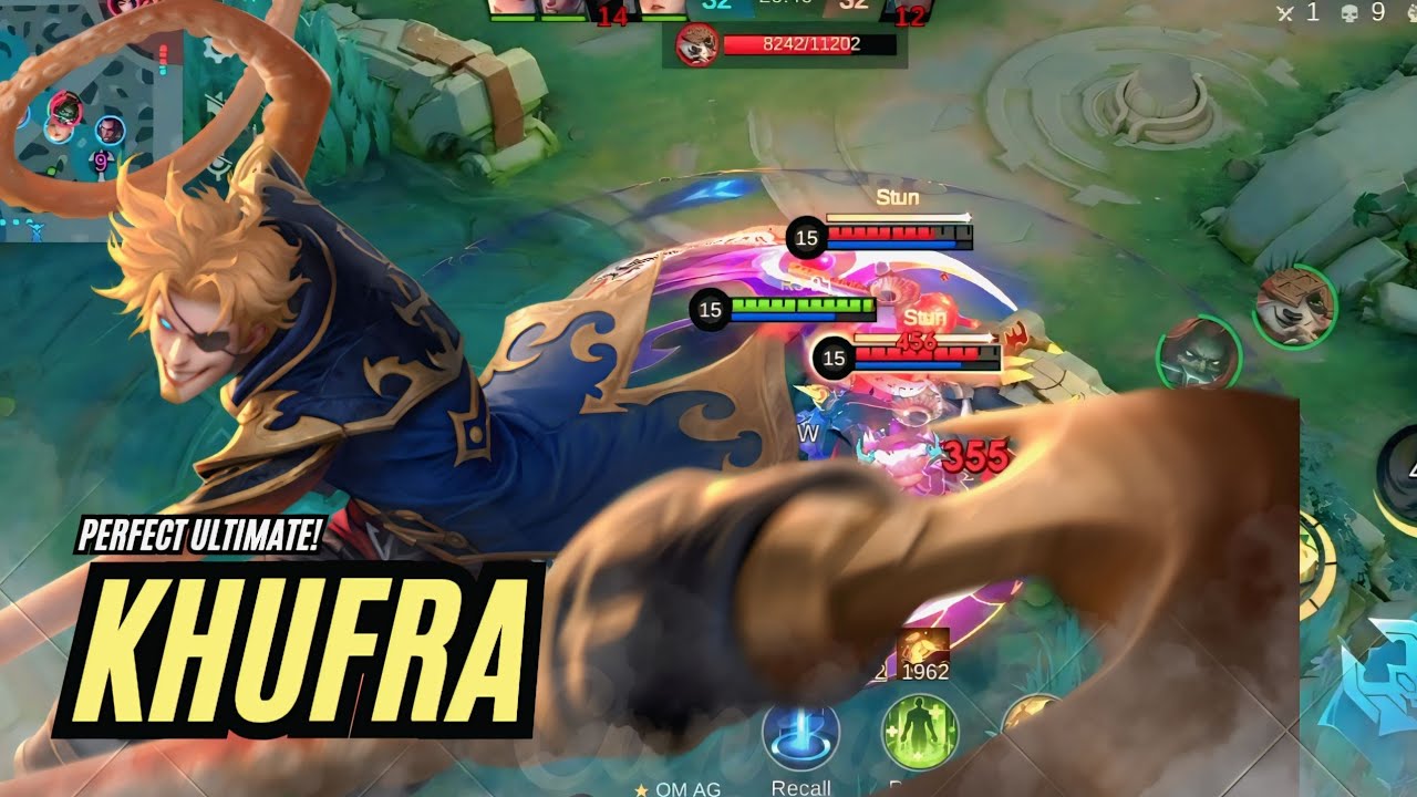 PERFECT ULTIMATE! Khufra Gameplay | Mobile Legends