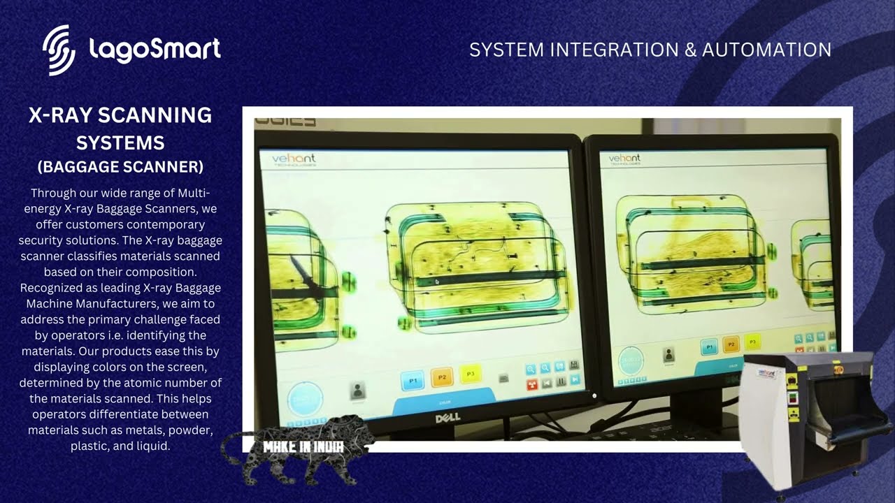 Baggage Scanner | KritiScan 6040: Multi-energy X-ray Baggage Scanner | LagoSmart Networks | NIGERIA