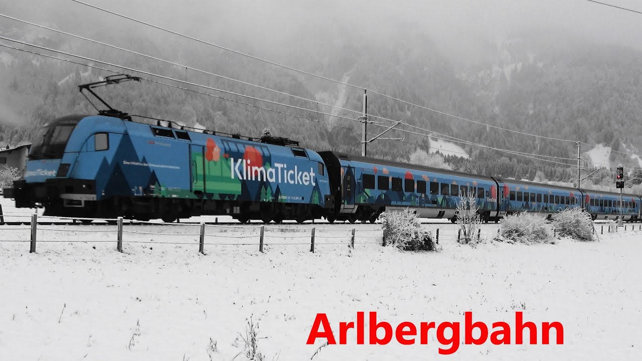 1.❄❄❄Arlbergbahn: Bundesheer in Bludenz, Klimaticket Klimajet, EC 163 Transalpin, IC118 Bodensee