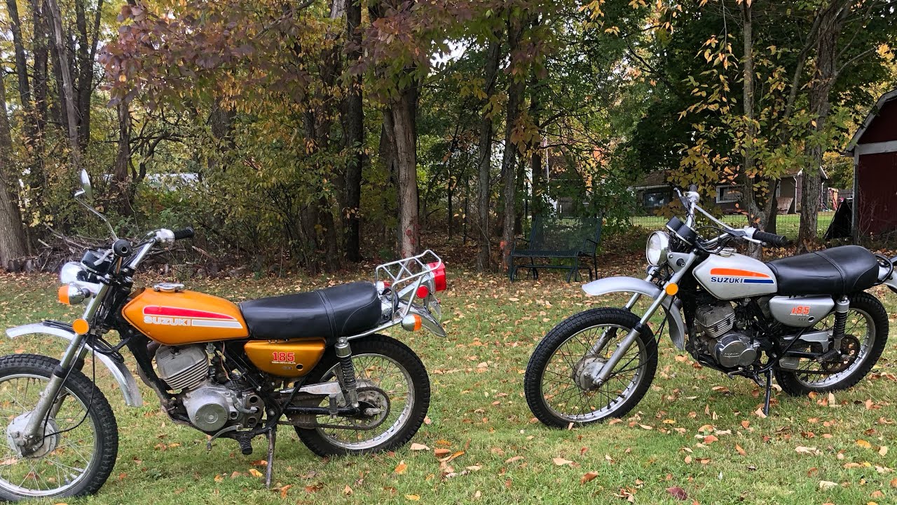 1974 Suzuki TC185 vs. TS185