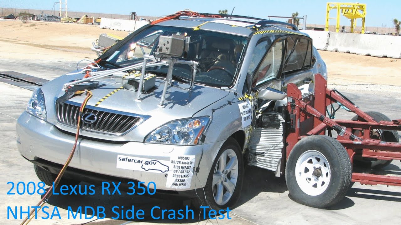 2007-2009 Lexus RX 350 / RX 400h NHTSA MDB Side Crash Test