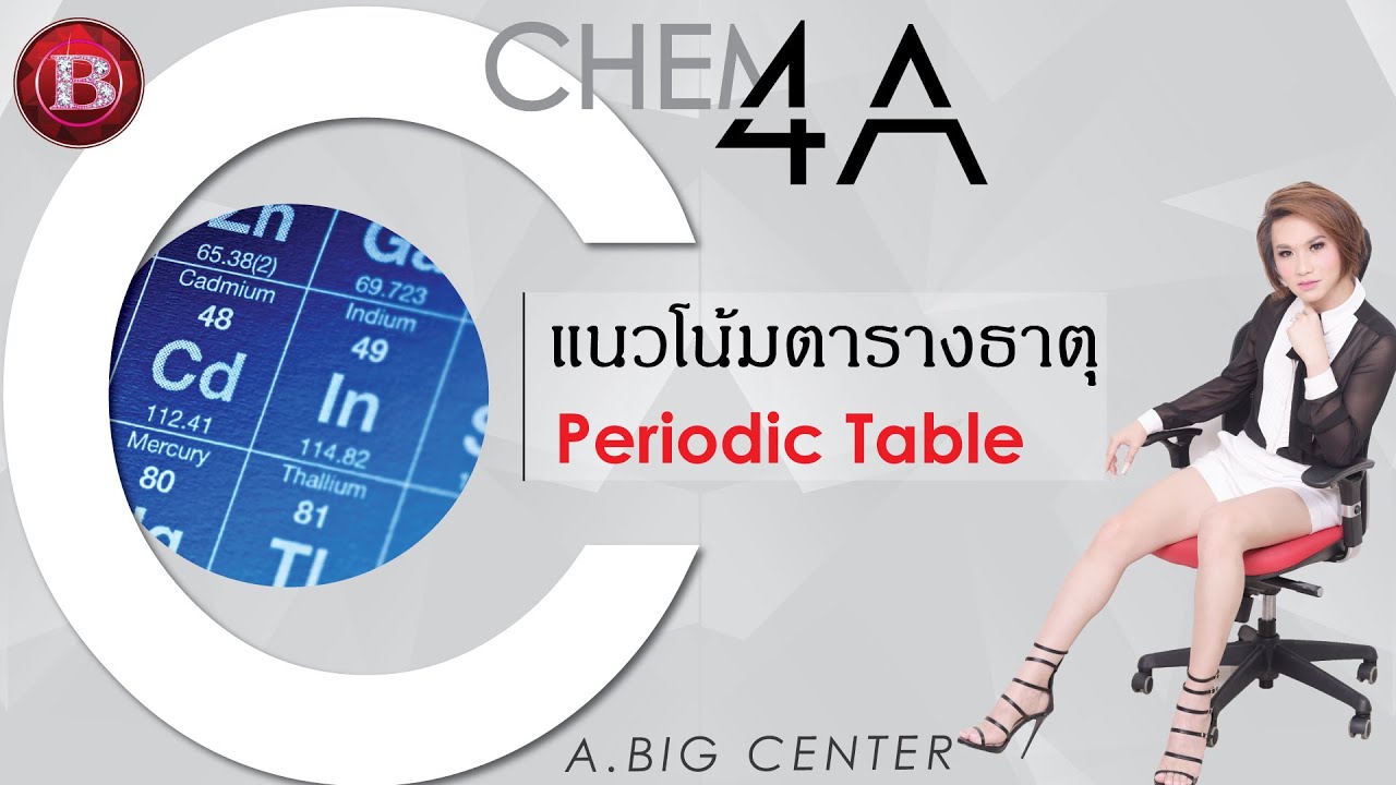 Chem 4A แนวโน้มตารางธาตุ อ.บิ๊ก A.BIG CENTER