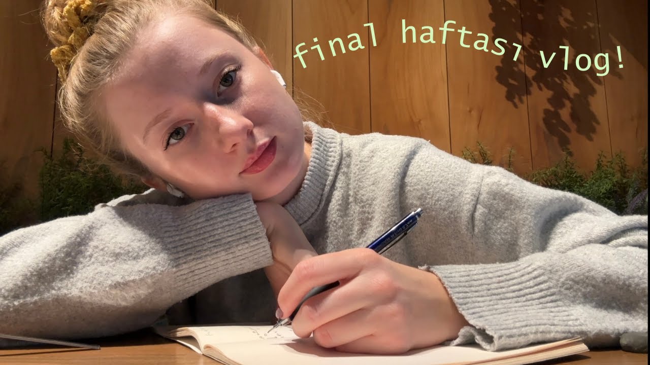 Final haftasına giriş yapıyoruz !!! | Haliç Üniversitesi bilgisayar mühendisliği #vlog