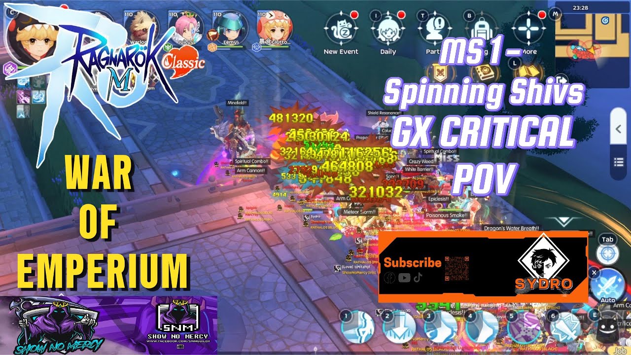 Ragnarok M Classic | WOE  - ShowNoMercy (Oct 2, 2025) | GX MS1 POV Spinning Shivs | Highlights