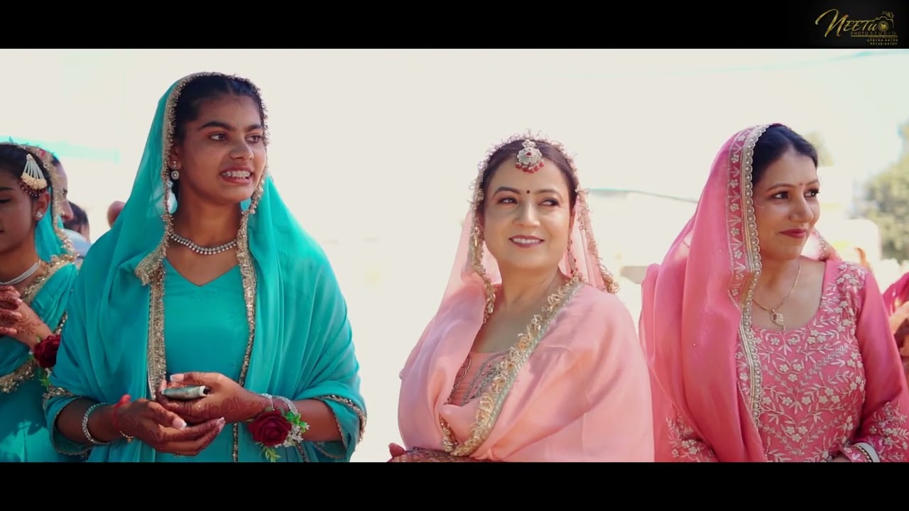 JATINDER WITH SIMRAN  SAME DAY SHOOT NEETU PHOTO STUDIO BHAWANIGARH M. 98144-64100,99148-64100