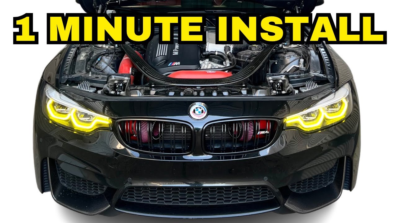INSANE BMW M4 Transformation with CSL Yellow DRL Mod 😱