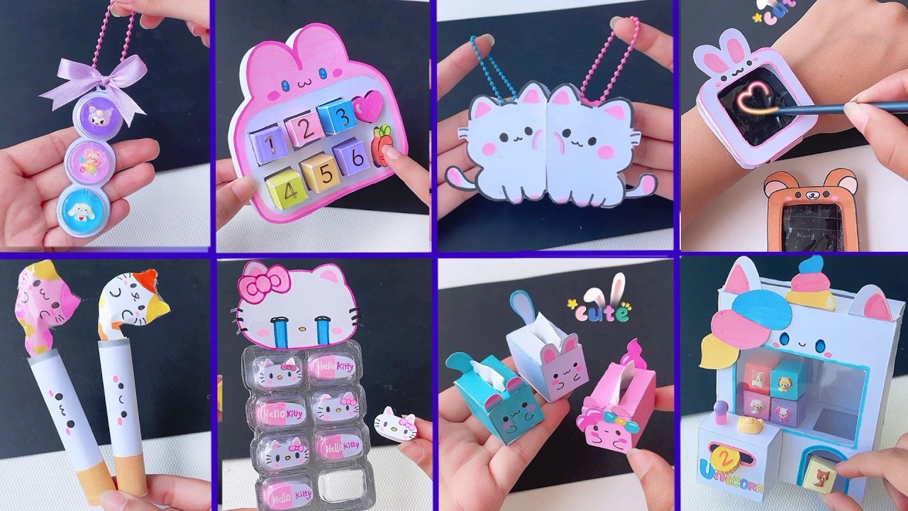 Easy craft ideas/ miniature craft /Paper craft/ how to make /DIY/school project/Tonni art and craft