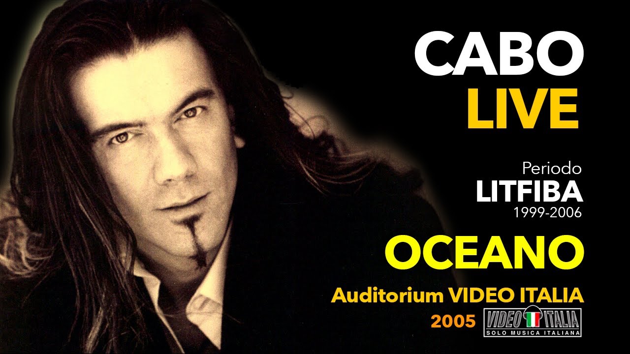 LITFIBA - Oceano ( Live Auditorium Video Italia 2005 )