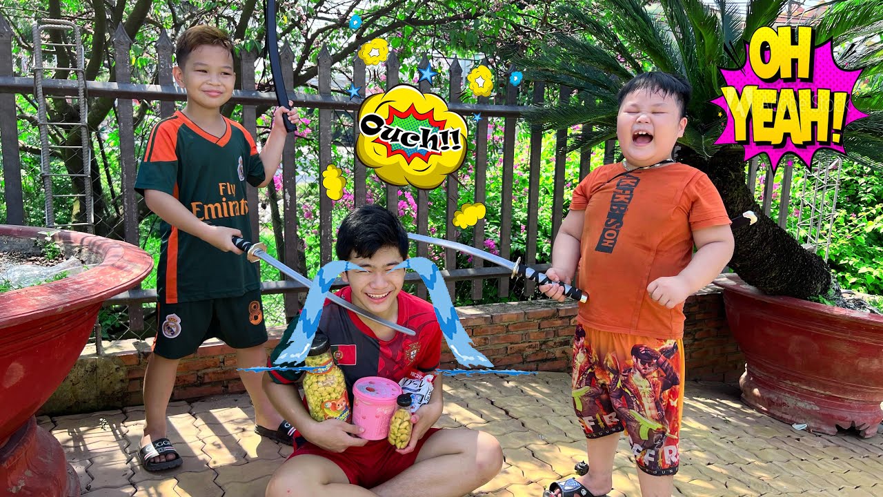 Trò Chơi Anh Em Song Hành Bắt Tên Trộm ❤ ChiChi ToysReview TV ❤ Fun Songs Vlad Nikita