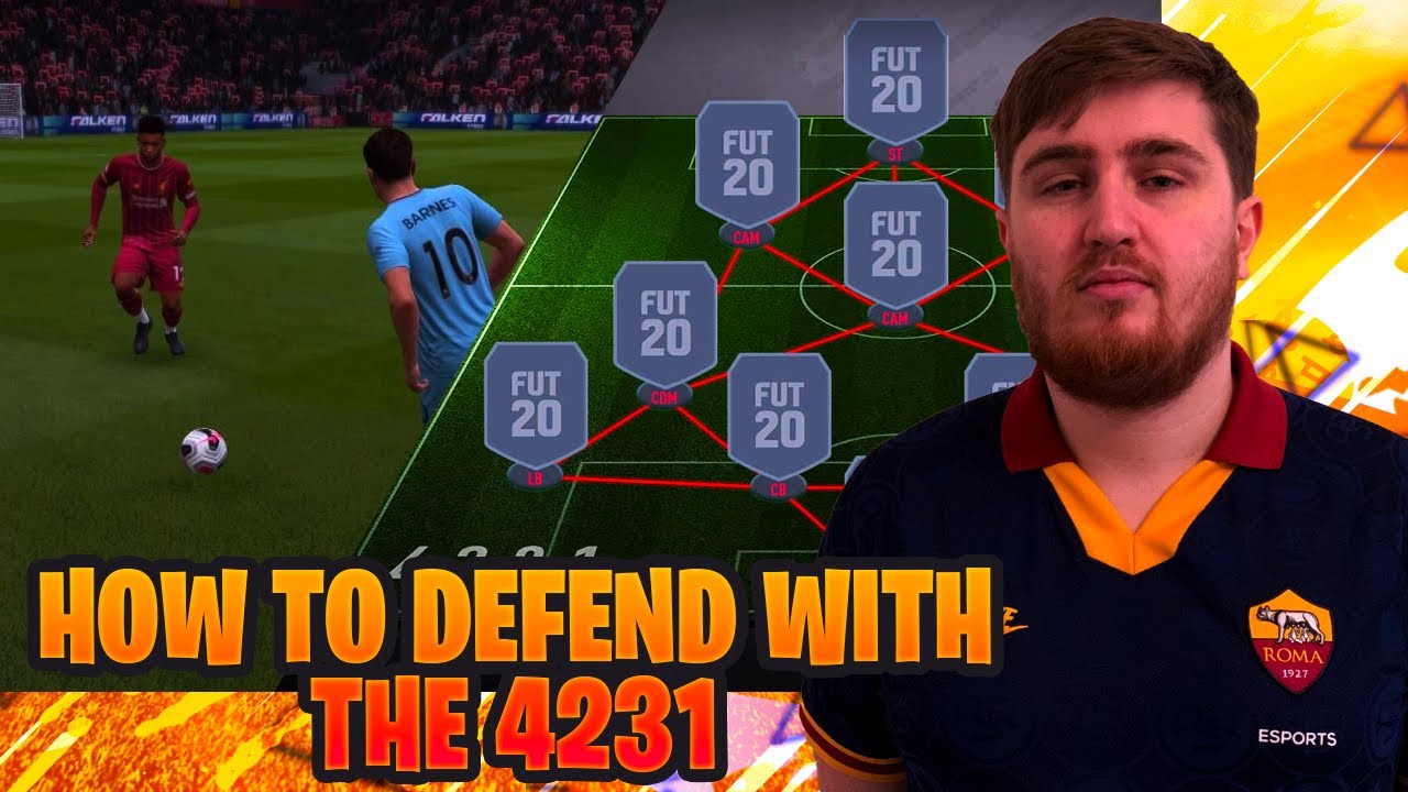 FIFA 20 HOW TO DEFEND WITH THE 4231! 4231 TACTICS + INSTRUCTIONS! FIFA 20 DEFENDING TUTORIAL!