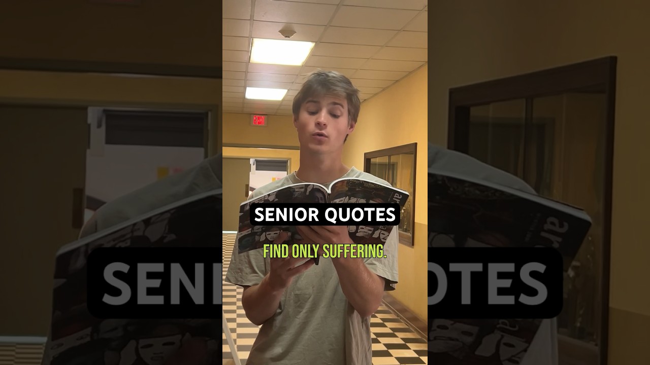 that was julia&rsquo;s actual senior quote #americanhighshorts #senioryear #yearbook #seniorquotes